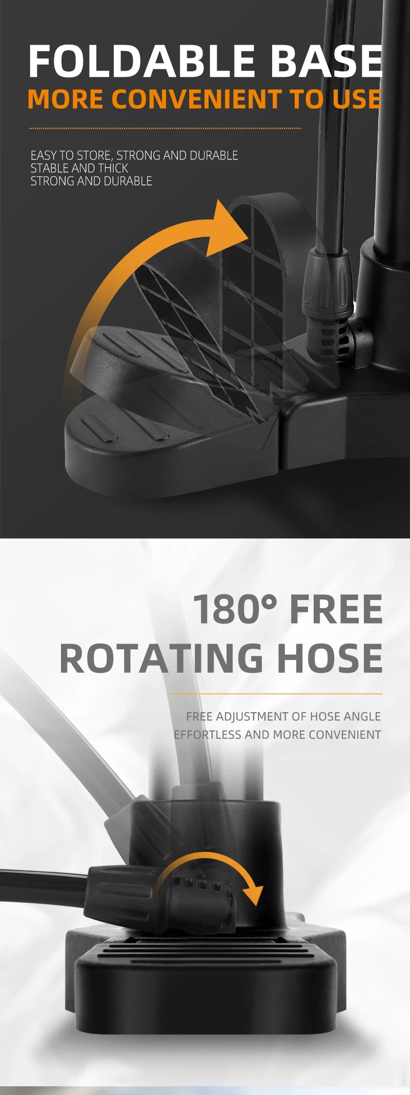 PumpFlex – Stainless Steel Bike Pump