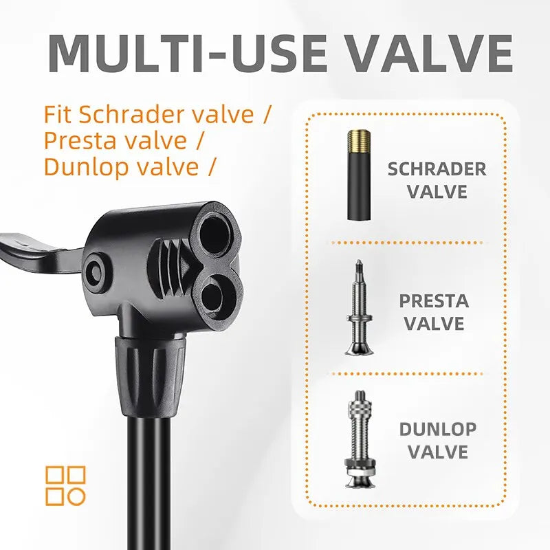 PumpFlex – Stainless Steel Bike Pump