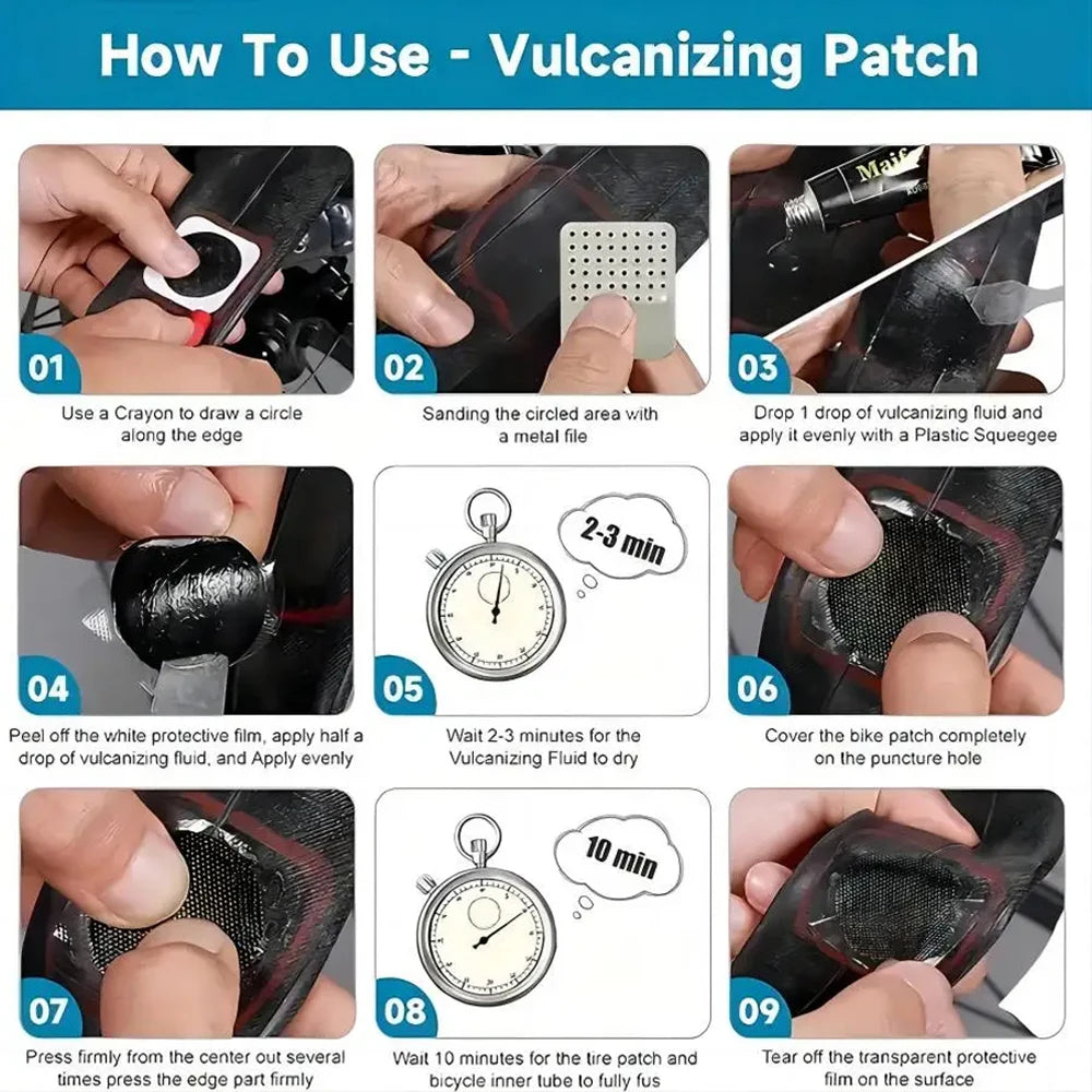 PatchMaster – Bicycle Tire Repair Kit