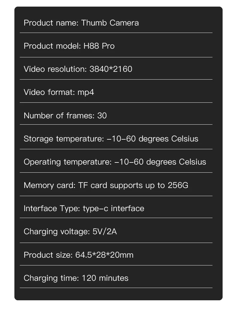 NanoSight – 4K Mini Action Camera