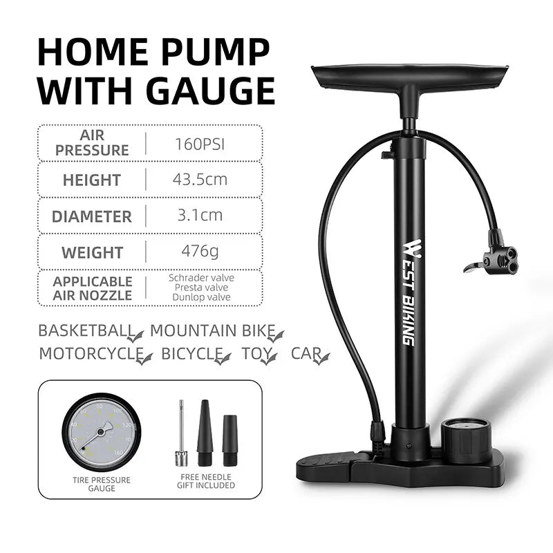 PumpFlex – Stainless Steel Bike Pump