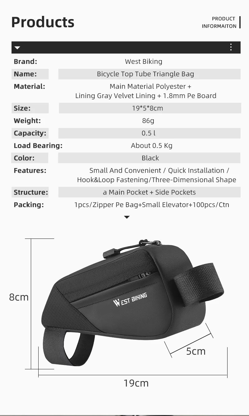 FramePack – Ultralight Frame Triangle Bag