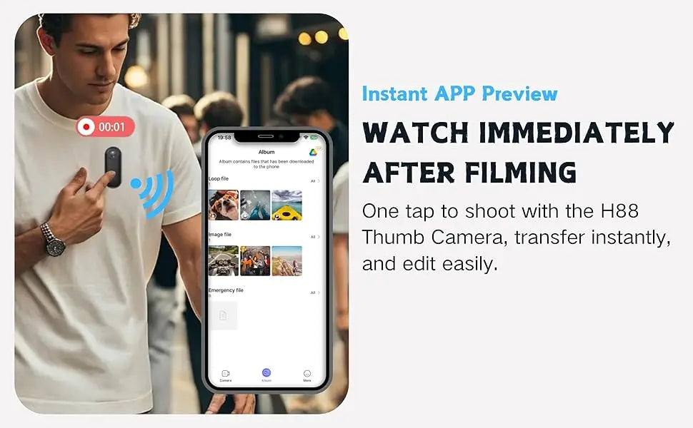 NanoSight – 4K Mini Action Camera