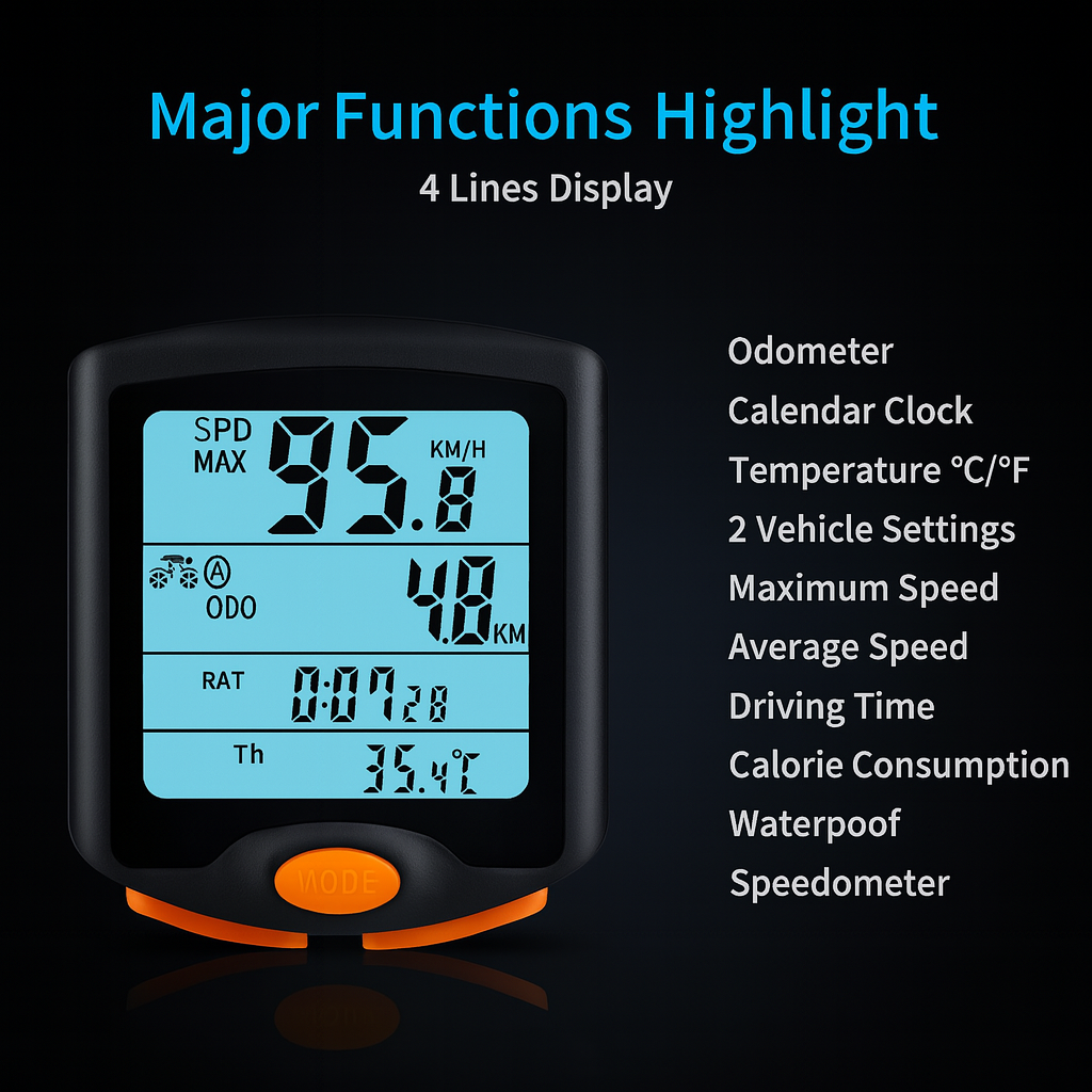 Speedly – Waterproof Speedometer